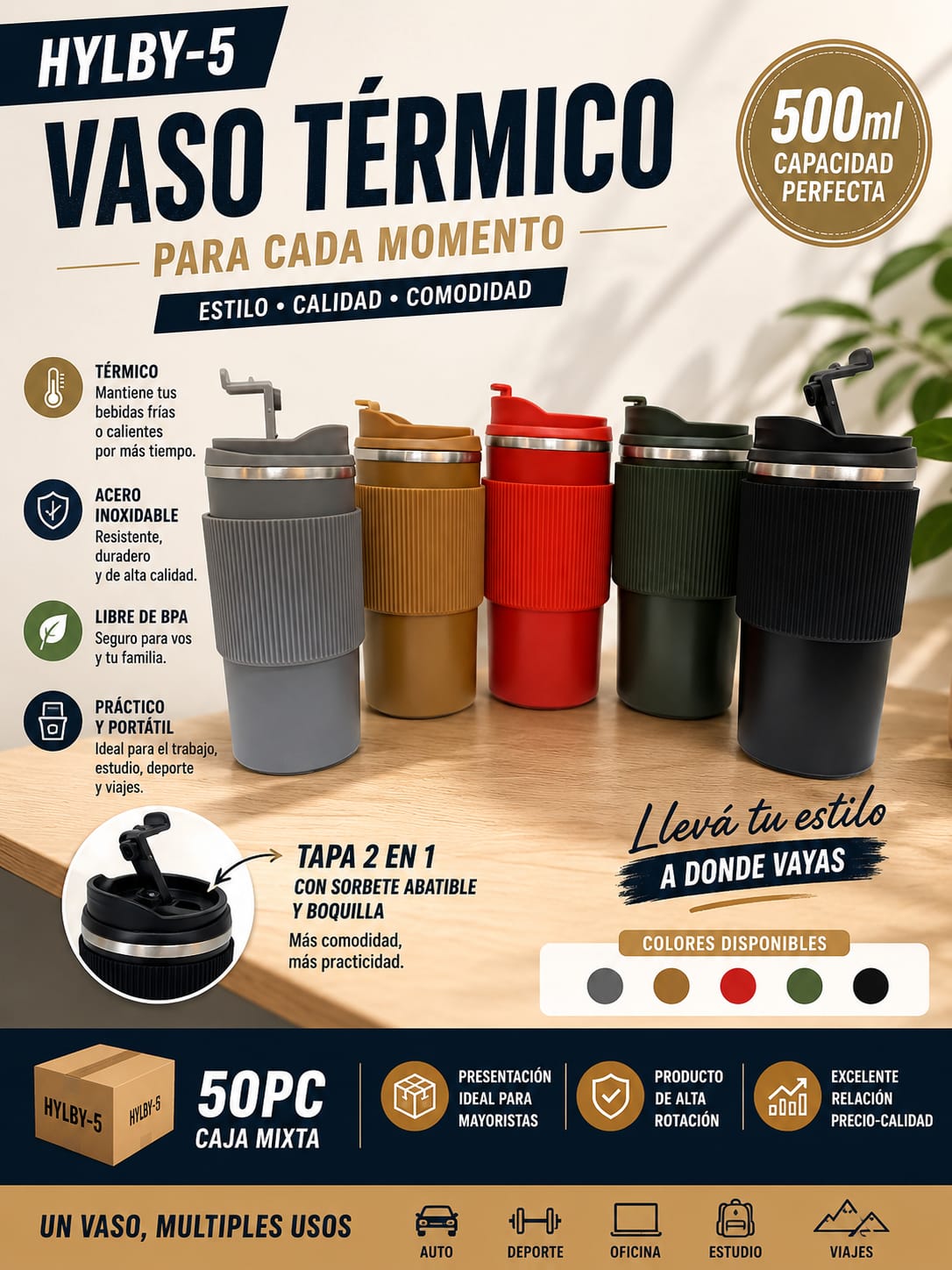 VASO TERMICO 500ML