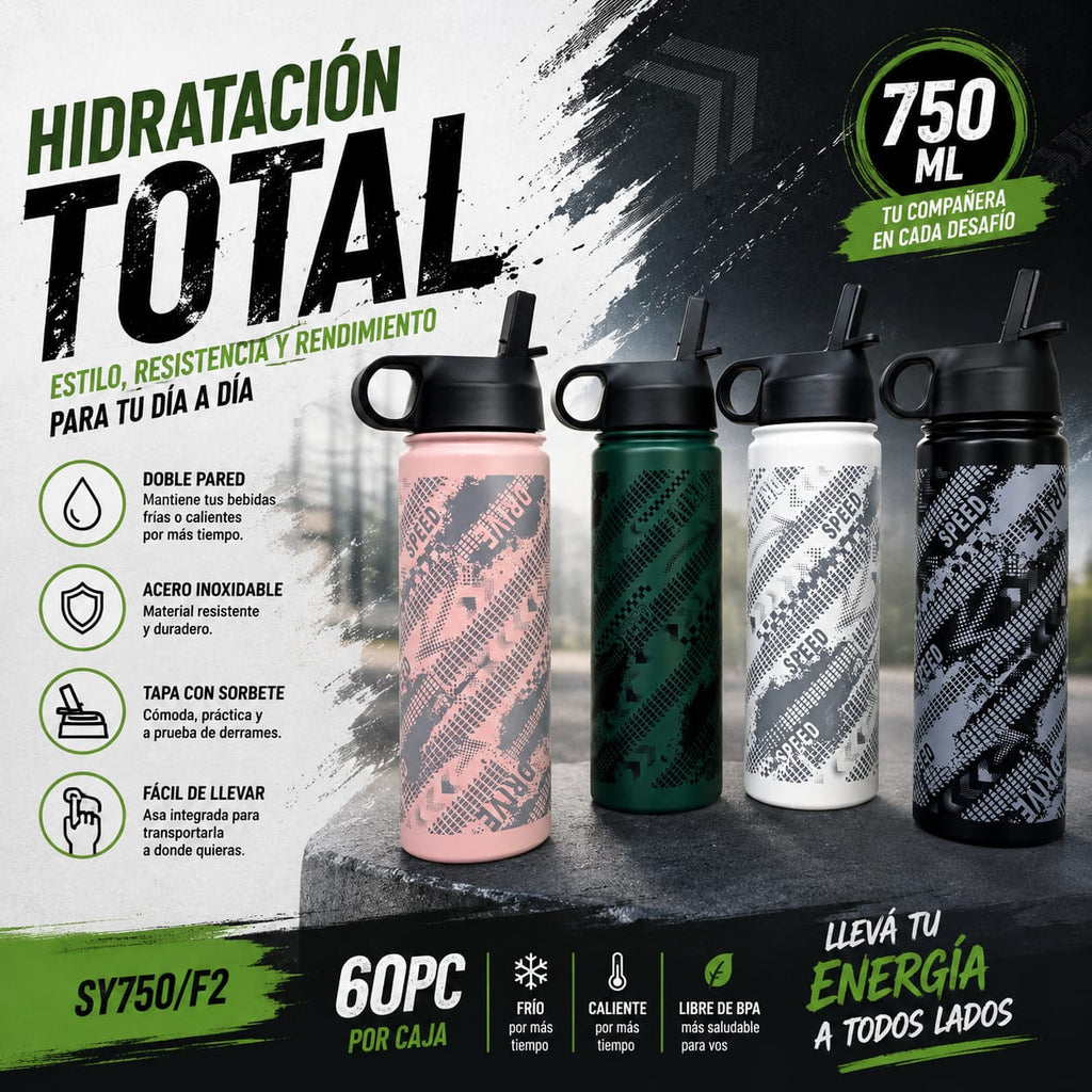 BOTELLA C/ PICO 750ML