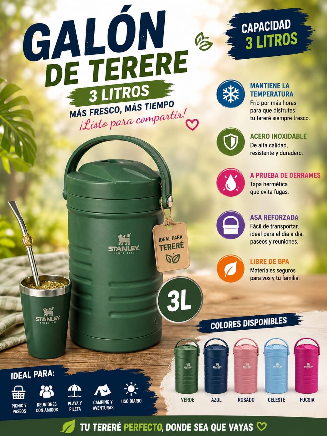 GALON DE TERERE 3L