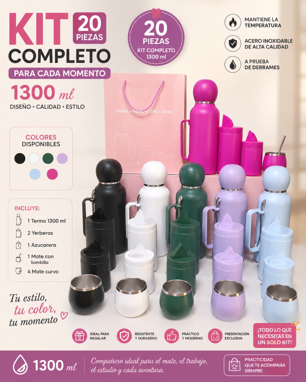 KIT DE MATE COMPLETO 1.3L